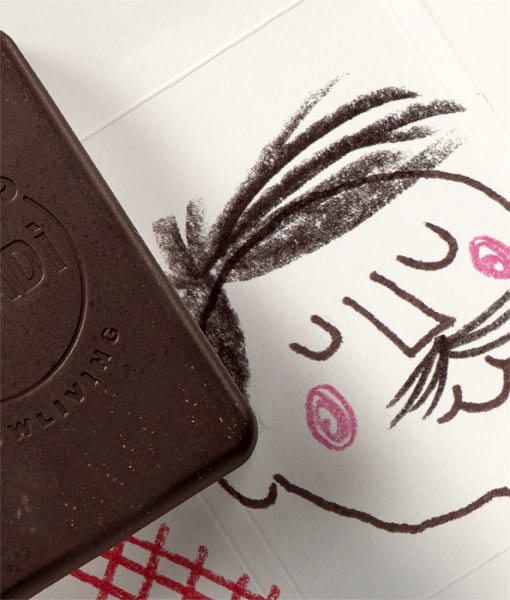 Chocolat au lait noir BIO préparé à froid - 58% de cacao - PAPA 3 Chocolat au lait noir BIO préparé à froid - 58% de cacao - PAPA 3