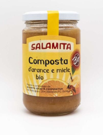 Composta biologica di arancia e miele 300 g