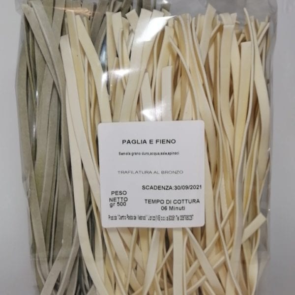 paglia e fieno paille et foin pates sicile bio epinards